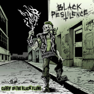 Black Pestilence - Carry on the Black Flame cover art